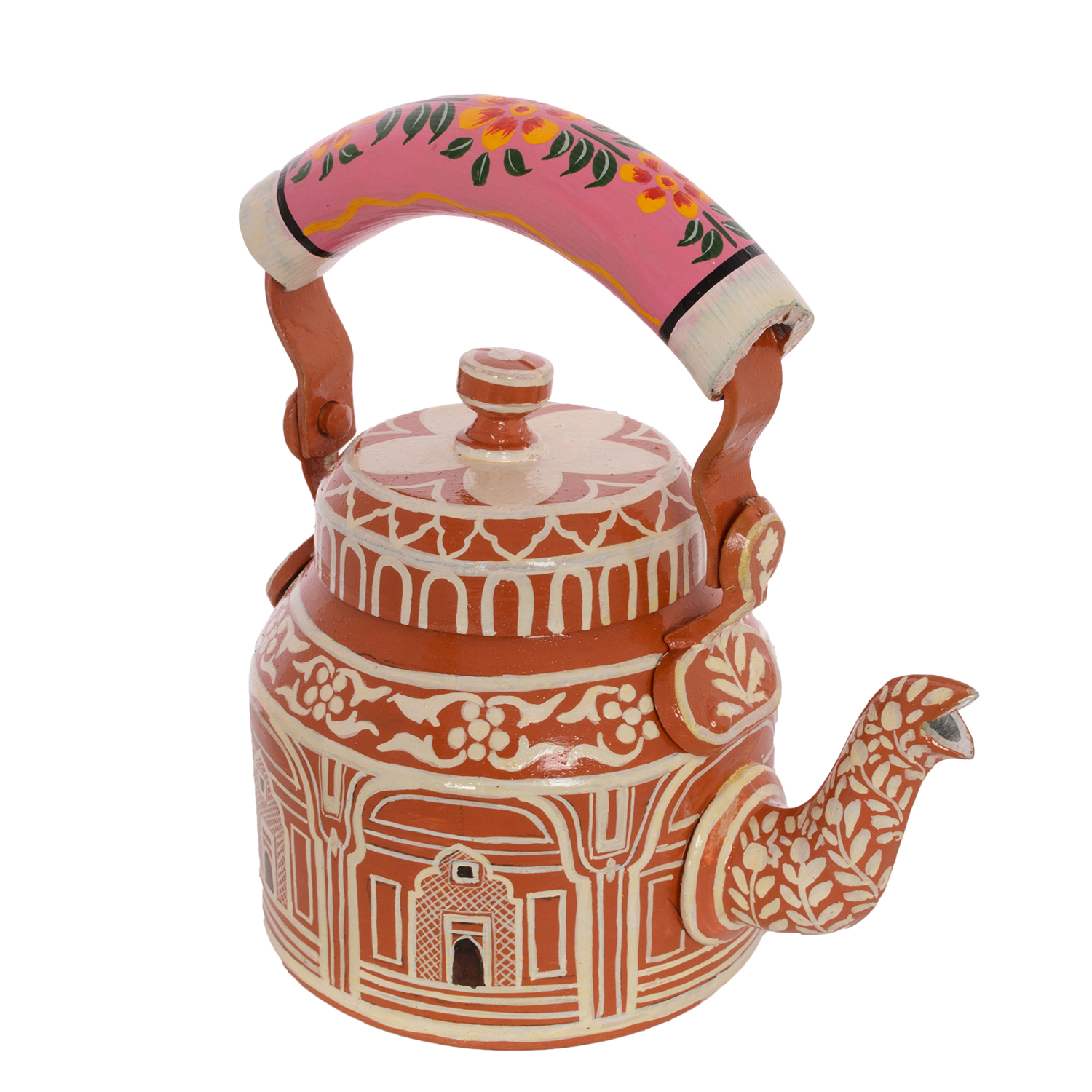 Charming Hand-Painted Teapot for Tea Lovers : HAWAMAHAL Charming Hand-Painted Teapot for Tea Lovers : HAWAMAHAL