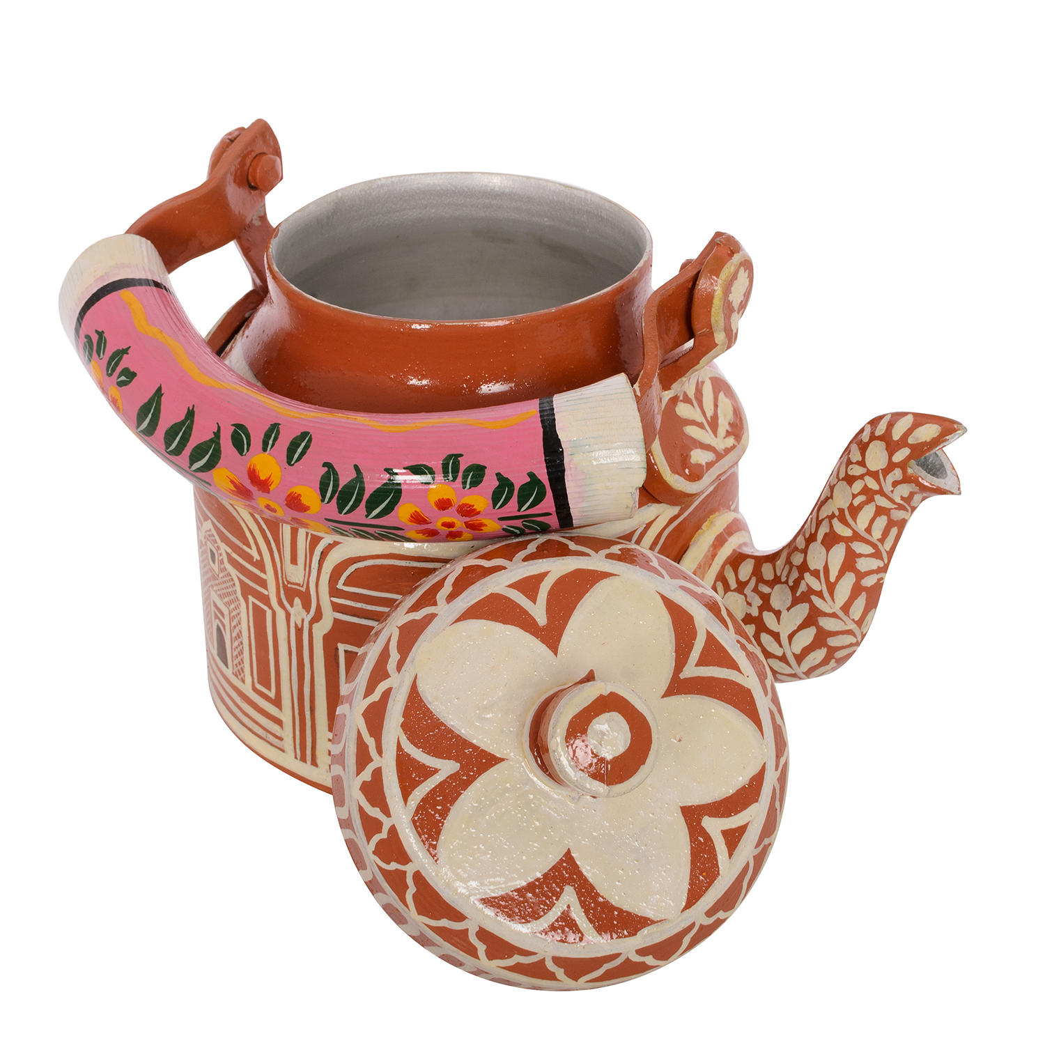 Charming Hand-Painted Teapot for Tea Lovers : HAWAMAHAL Charming Hand-Painted Teapot for Tea Lovers : HAWAMAHAL