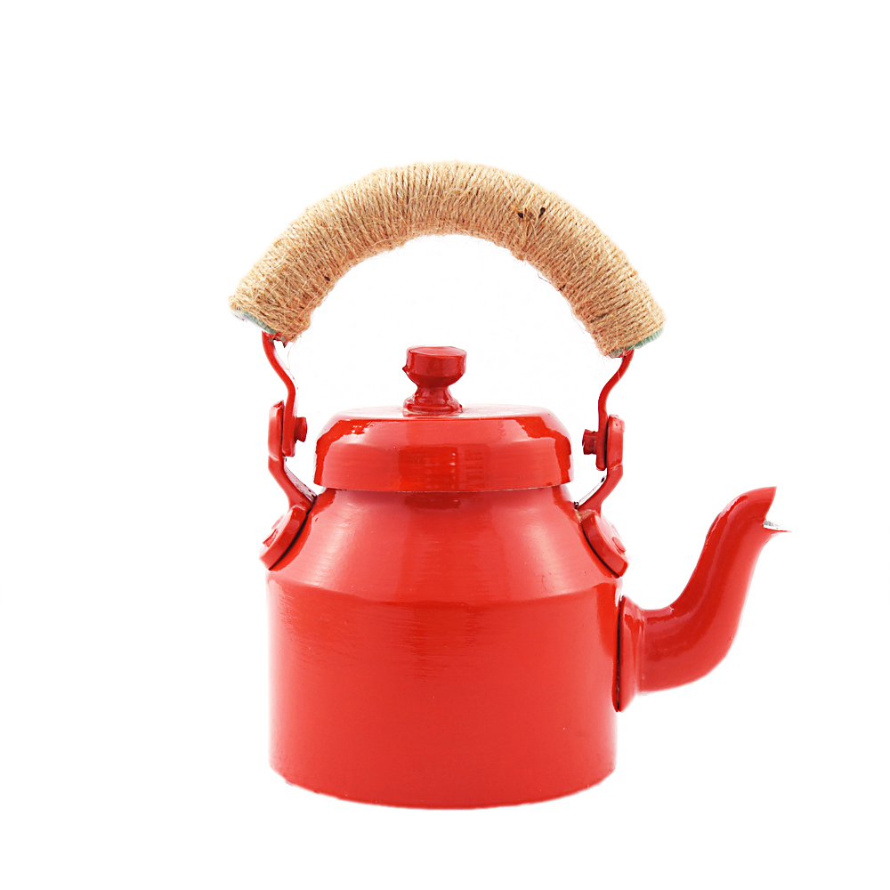 Charming Hand-Painted Teapot for Tea Lovers: RED
