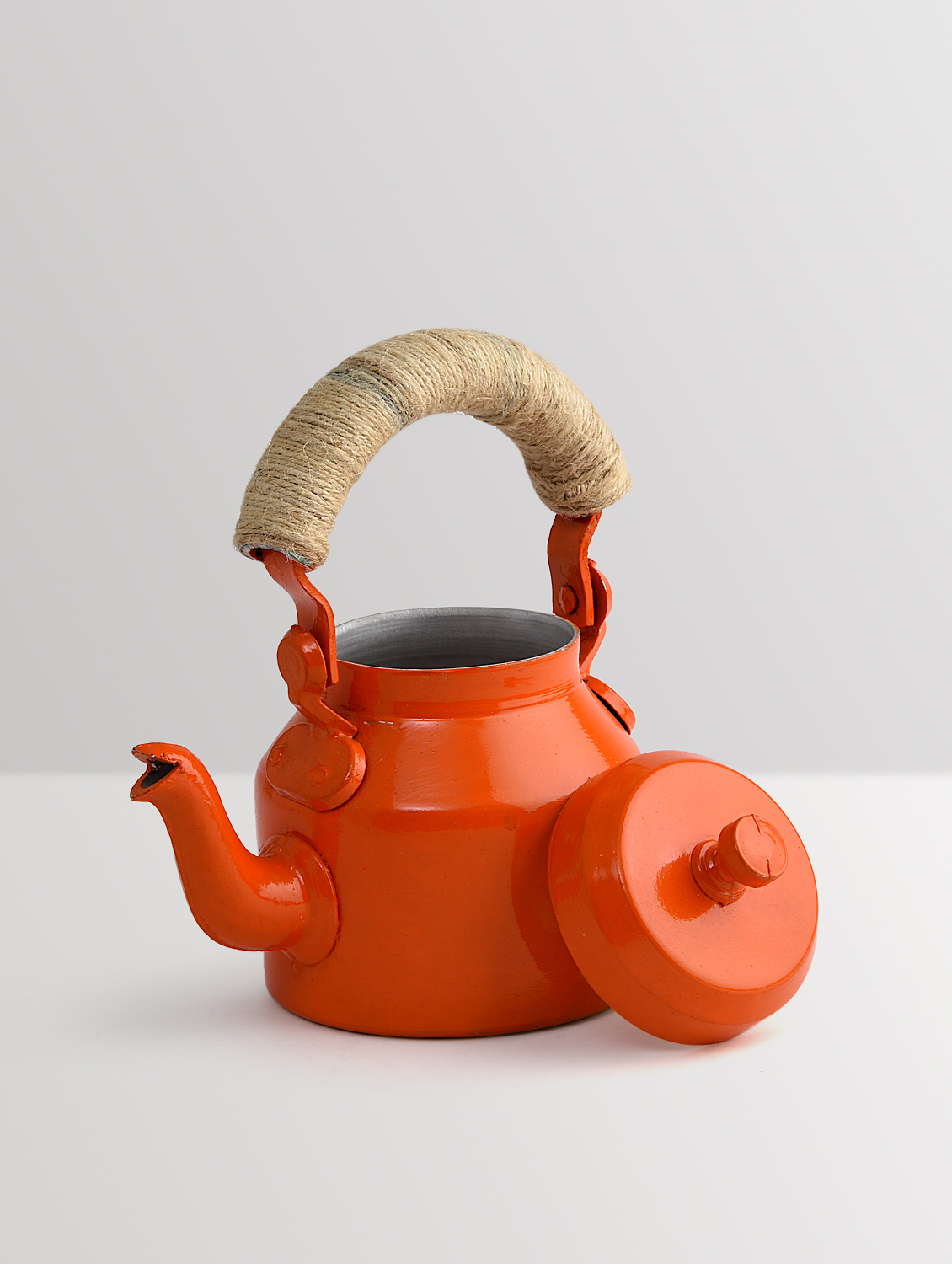 Charming Hand-Painted Teapot for Tea Lovers : ORANGE