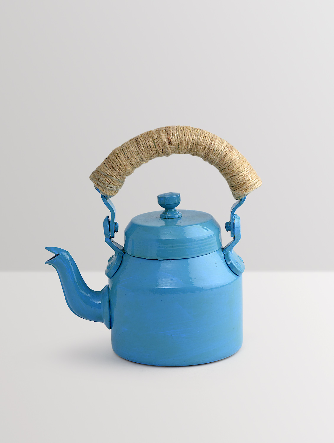 Charming Hand-Painted Teapot for Tea Lovers : SKY BLUE