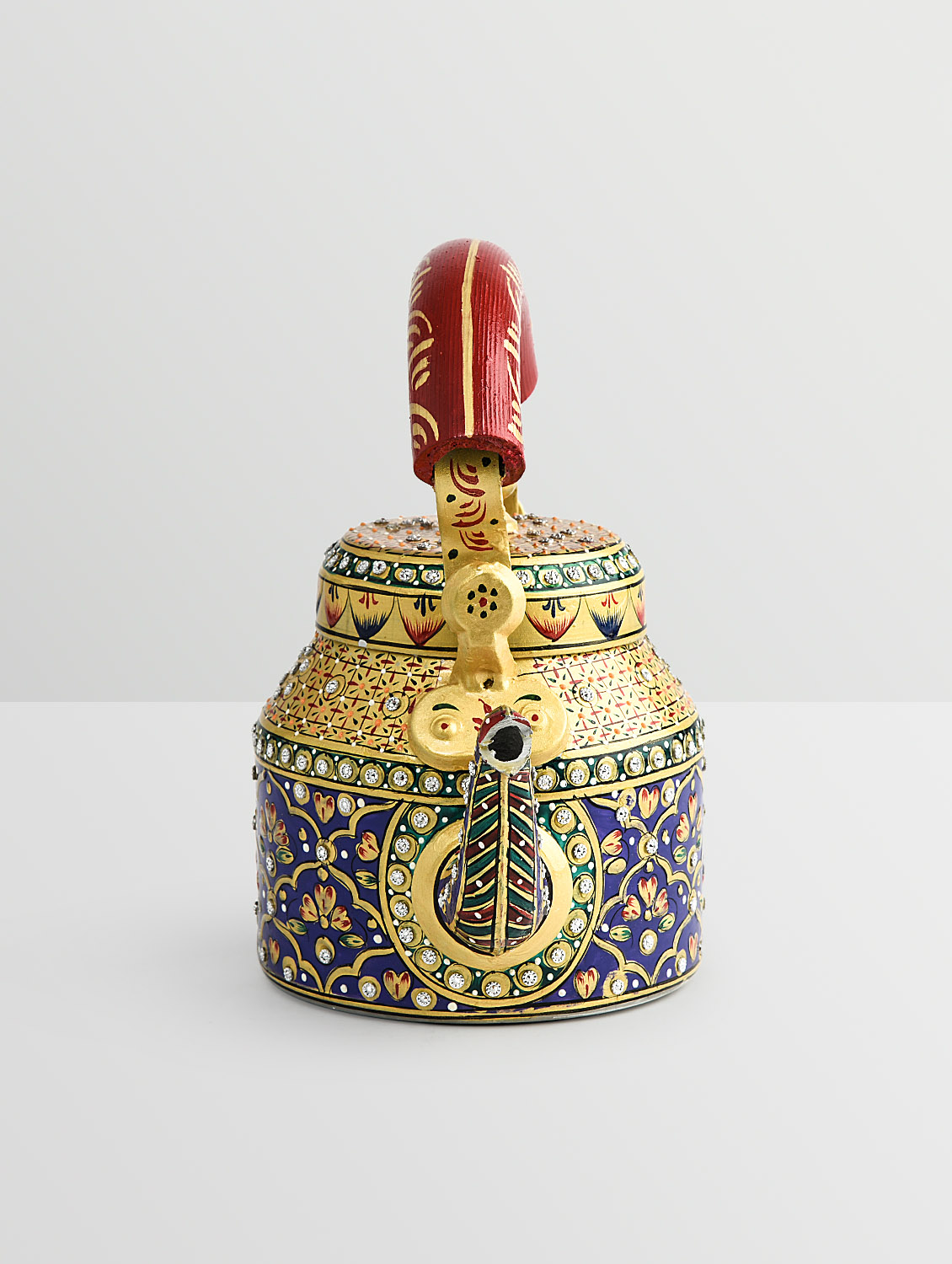 Hand-Painted Teapot: Meraki Blue