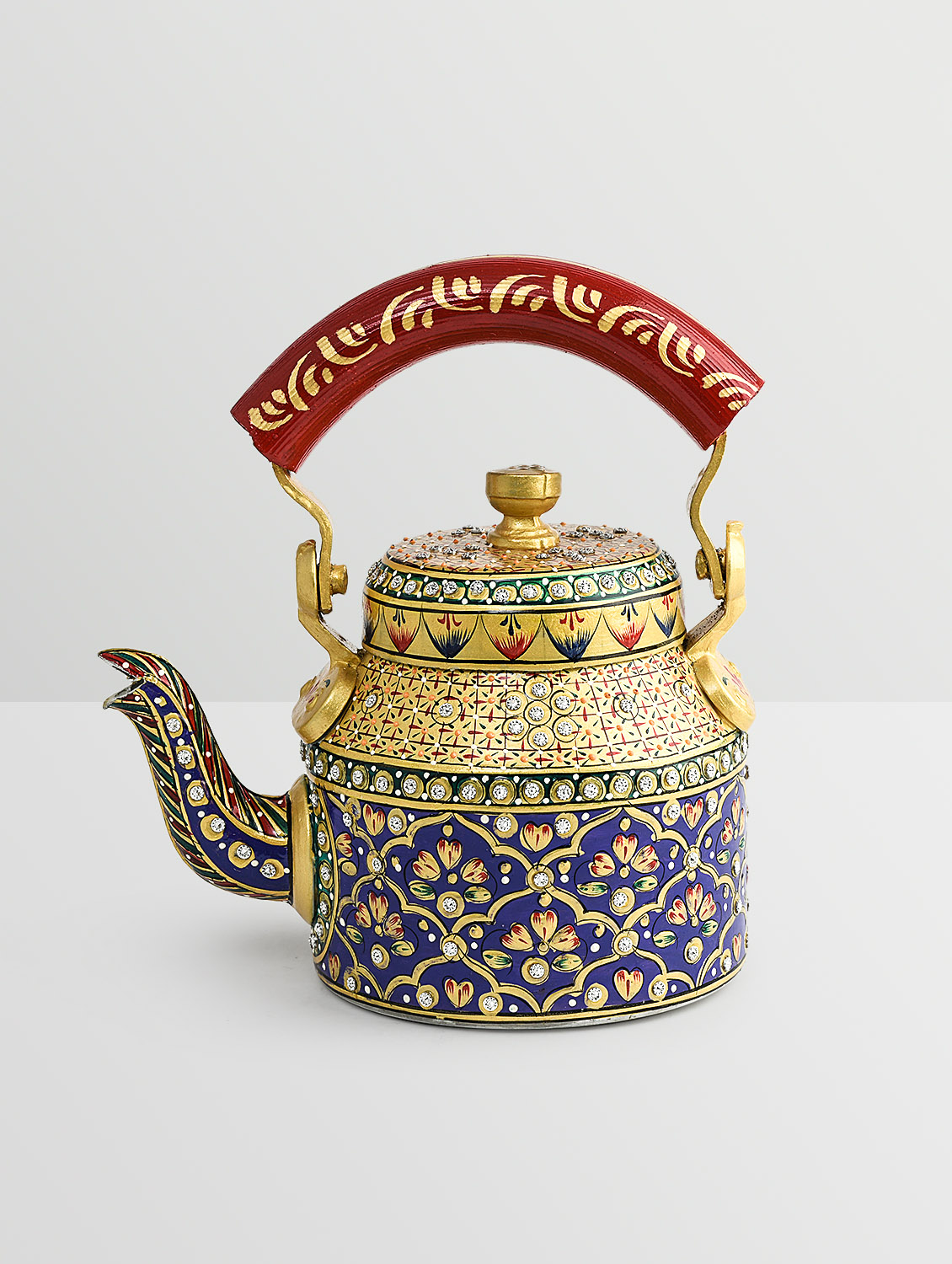 Hand-Painted Teapot: Meraki Blue