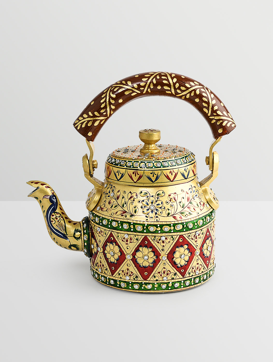 Hand-Painted Teapot: Noor