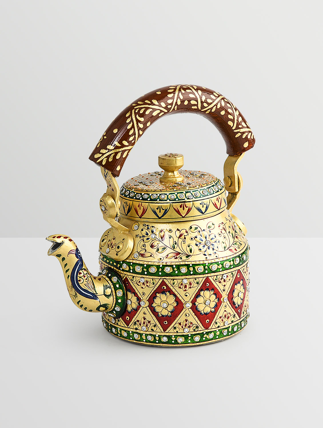 Hand-Painted Teapot: Noor