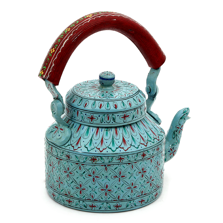 Hand-Painted Teapot: BLUE LAGOON