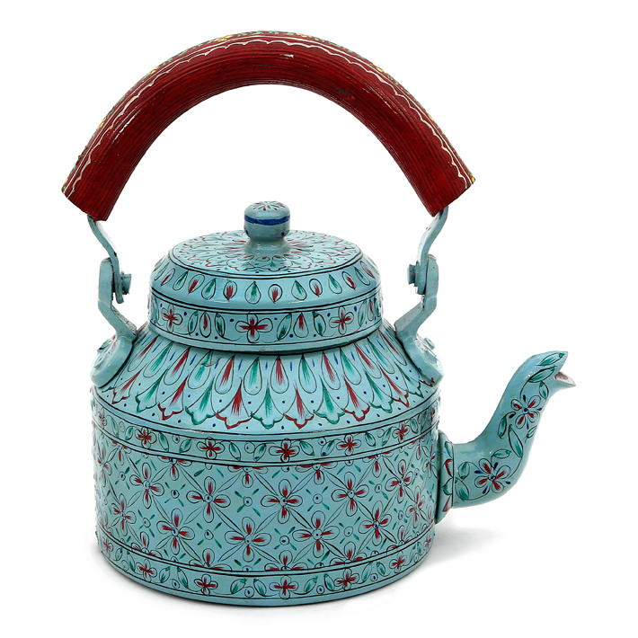 Hand-Painted Teapot: BLUE LAGOON