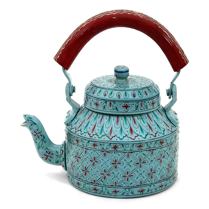 Hand-Painted Teapot: BLUE LAGOON