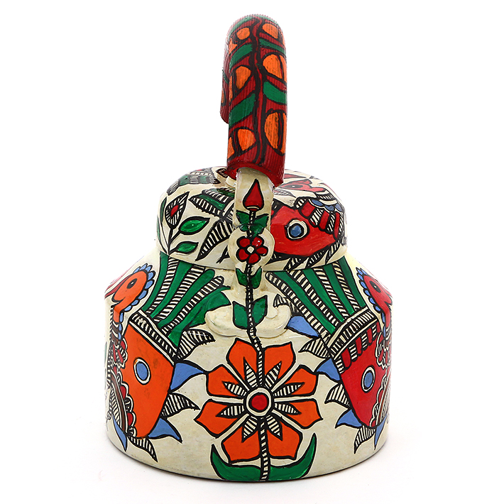 Hand-Painted Teapot: PEACOCK