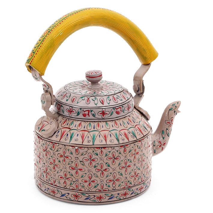 Hand-Painted Teapot: MUGHAL ANTIQUE