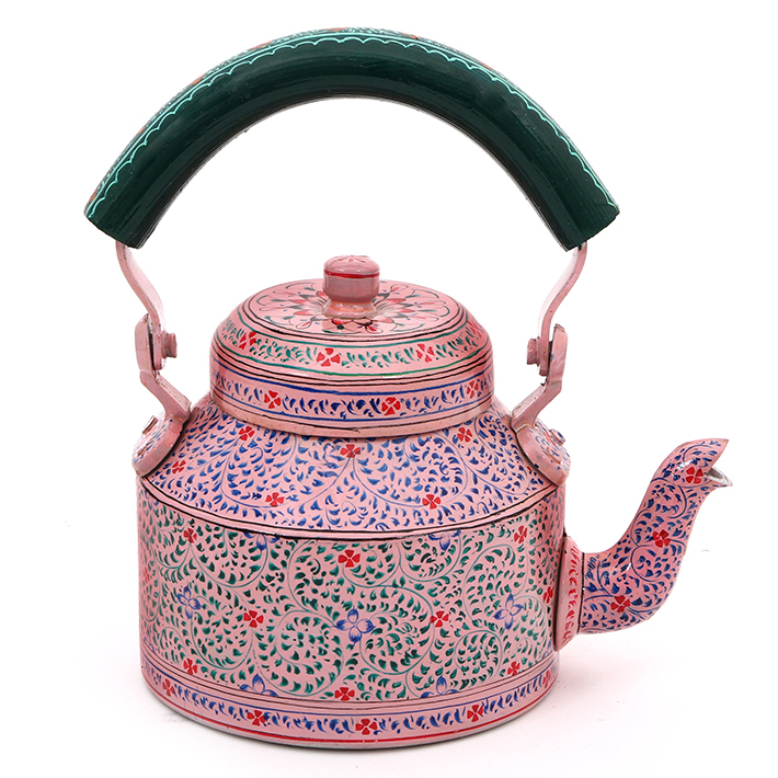 Hand-Painted Teapot: PINK CITY