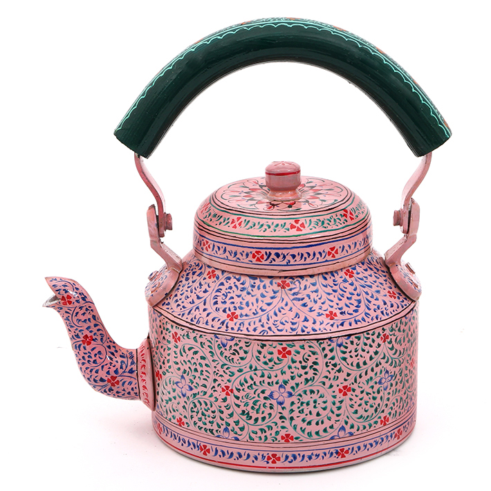Hand-Painted Teapot: PINK CITY