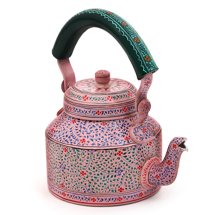 Hand-Painted Teapot: PINK CITY