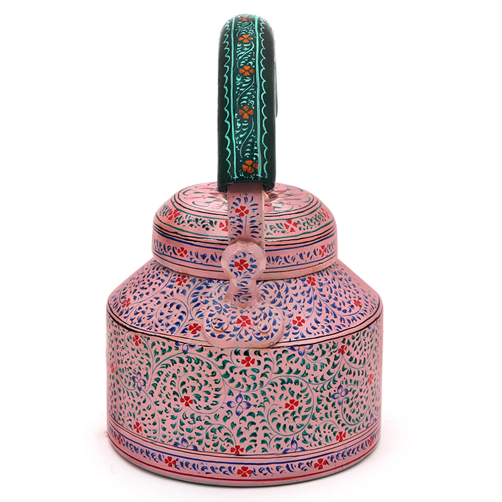 Hand-Painted Teapot: PINK CITY