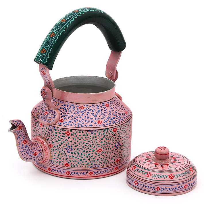 Hand-Painted Teapot: PINK CITY