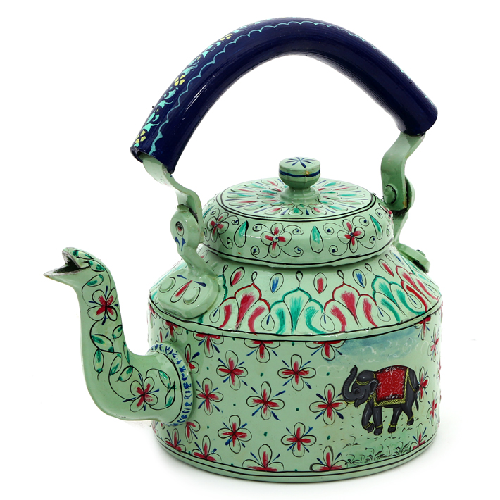Hand-Painted Teapot: ELEPHANT