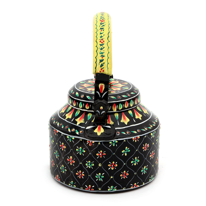 Hand-Painted Teapot: BLACK BEAUTY