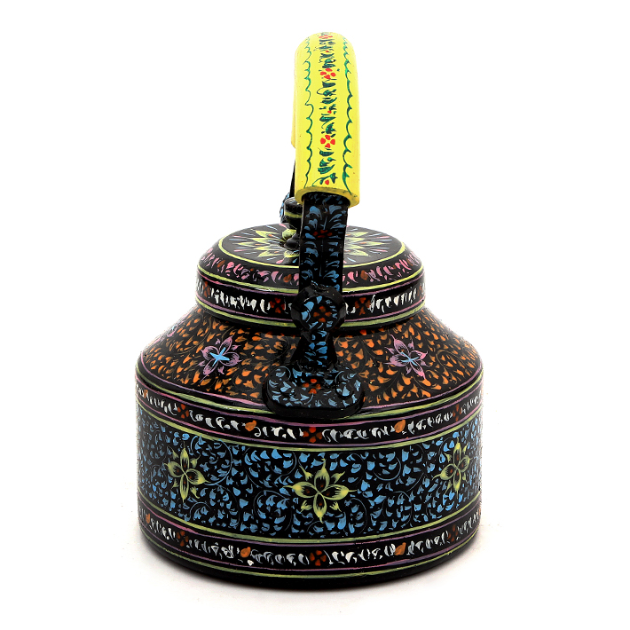 Hand-Painted Teapot: Black Beauty Series