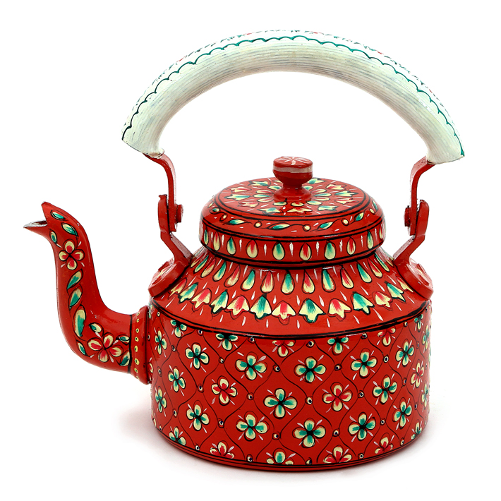 Hand-Painted Teapot: Kasturi