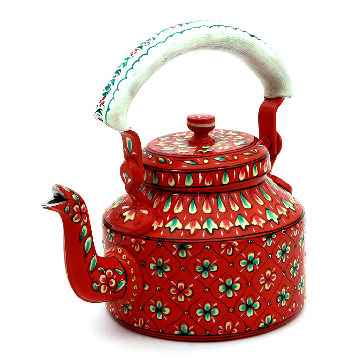 Hand-Painted Teapot: Kasturi