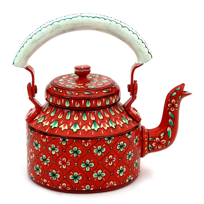 Hand-Painted Teapot: Kasturi