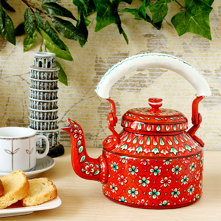 Hand-Painted Teapot: Kasturi