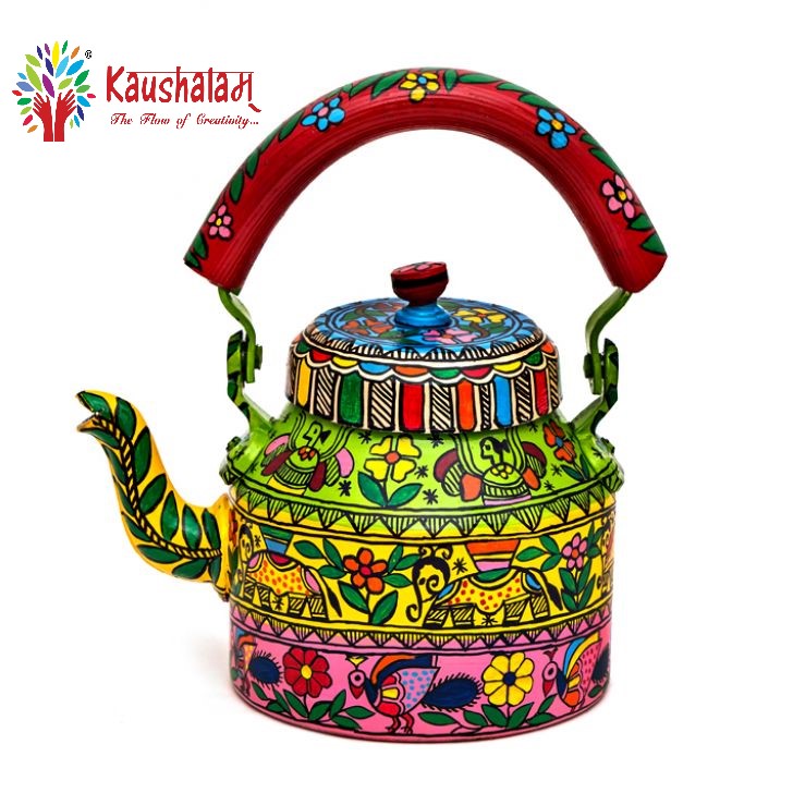 Hand-Painted Teapot: CELEBRATION Hand-Painted Teapot: CELEBRATION