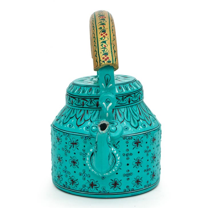 Hand-Painted Teapot: BLUE LAGOON 2