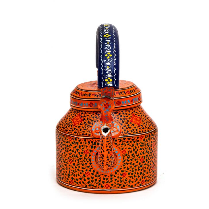 Hand-Painted Teapot: ORANGE  DELIGHT