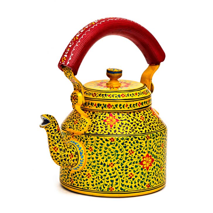 Hand-Painted Teapot : MUGHAL Hand-Painted Teapot : MUGHAL