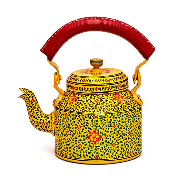 Hand-Painted Teapot : MUGHAL Hand-Painted Teapot : MUGHAL