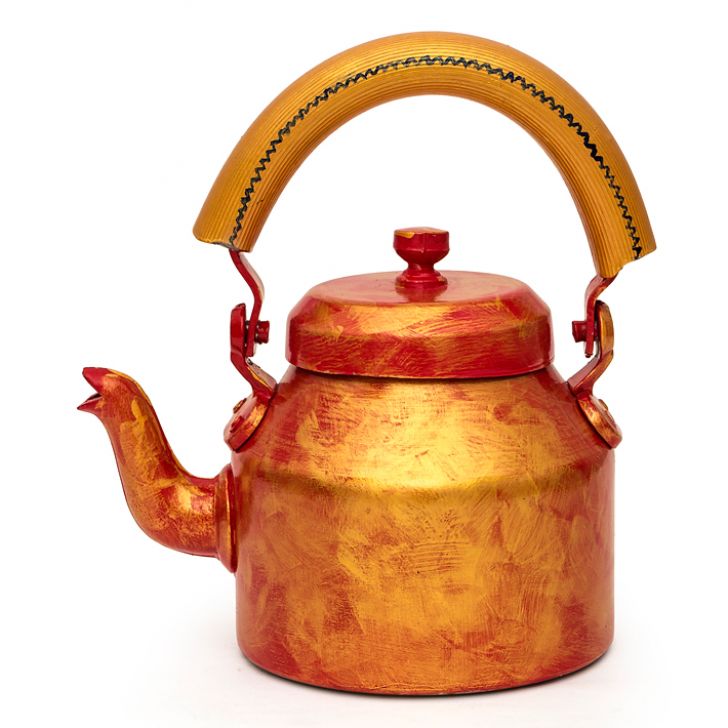 Hand-Painted Teapot: - Hand-Painted Teapot: -