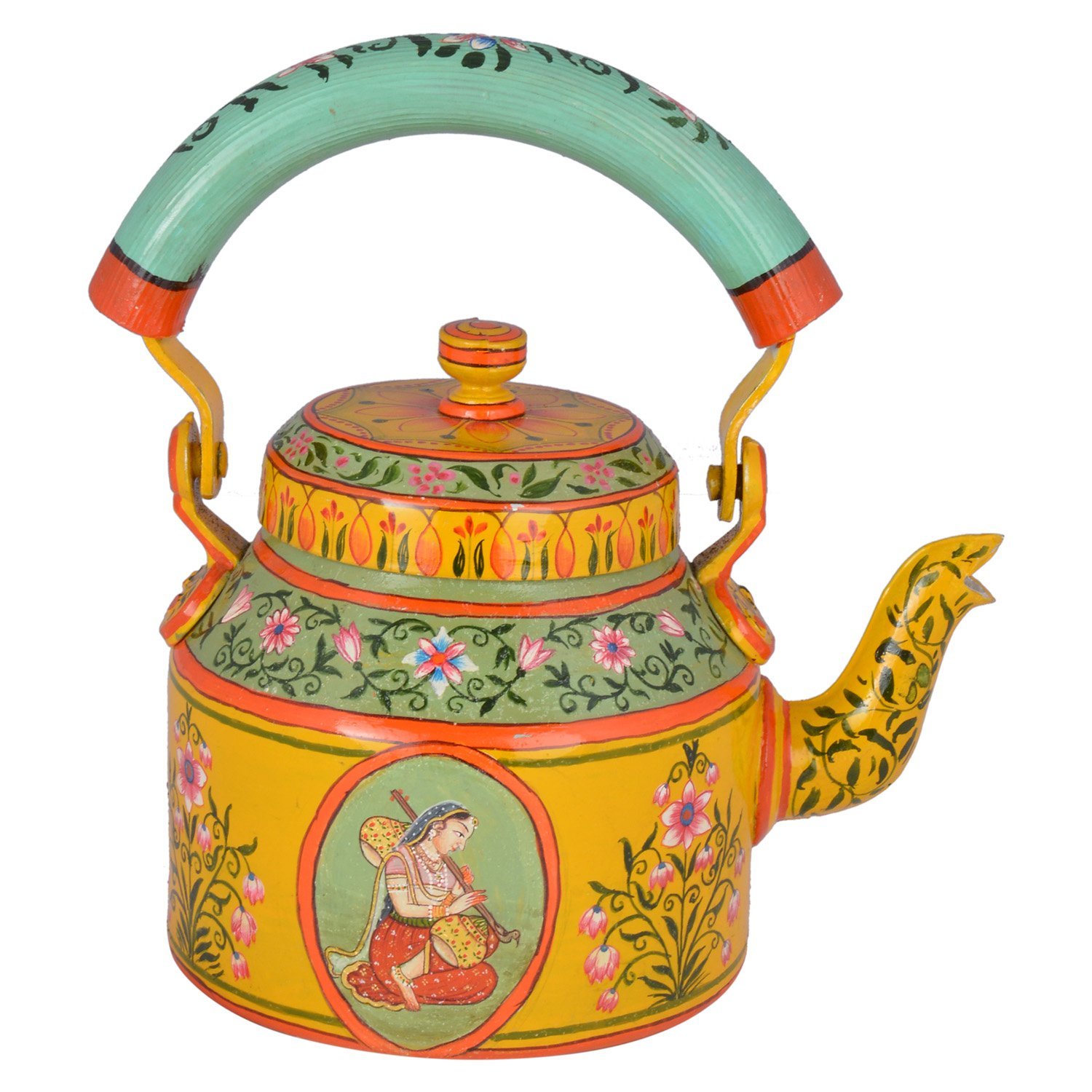 Hand-Painted Teapot : RAGINI