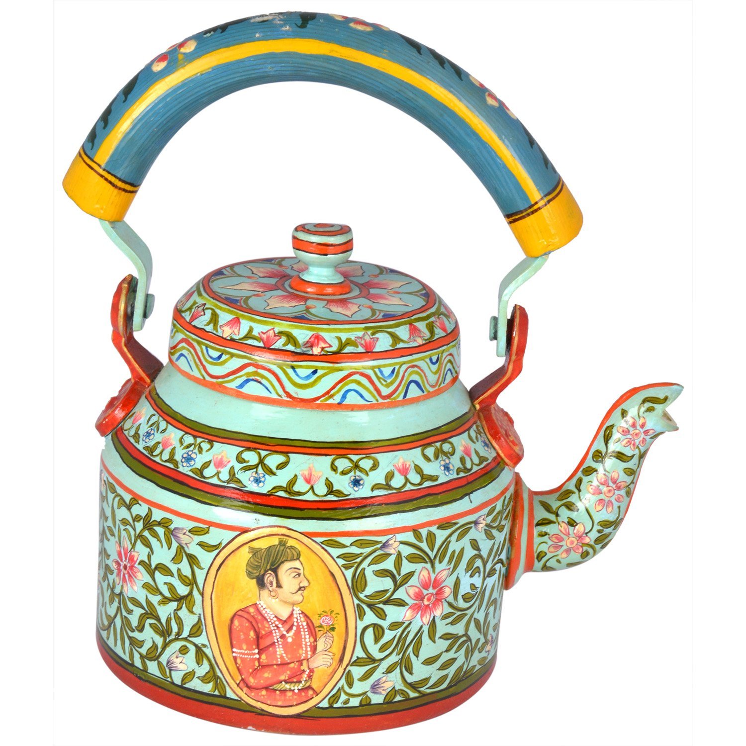 Hand-Painted Teapot : KING & QUEEN Hand-Painted Teapot : KING & QUEEN