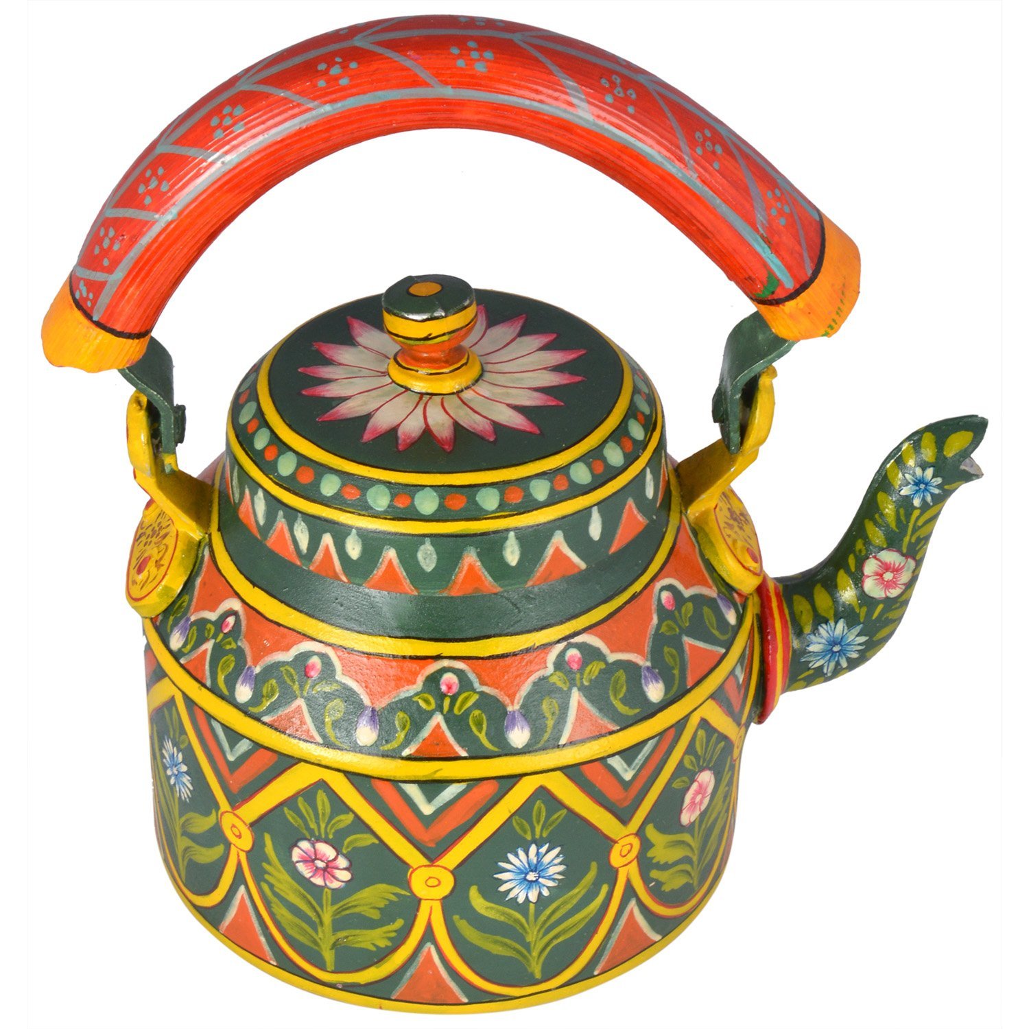 Hand-Painted Teapot: : KESAR KYARI