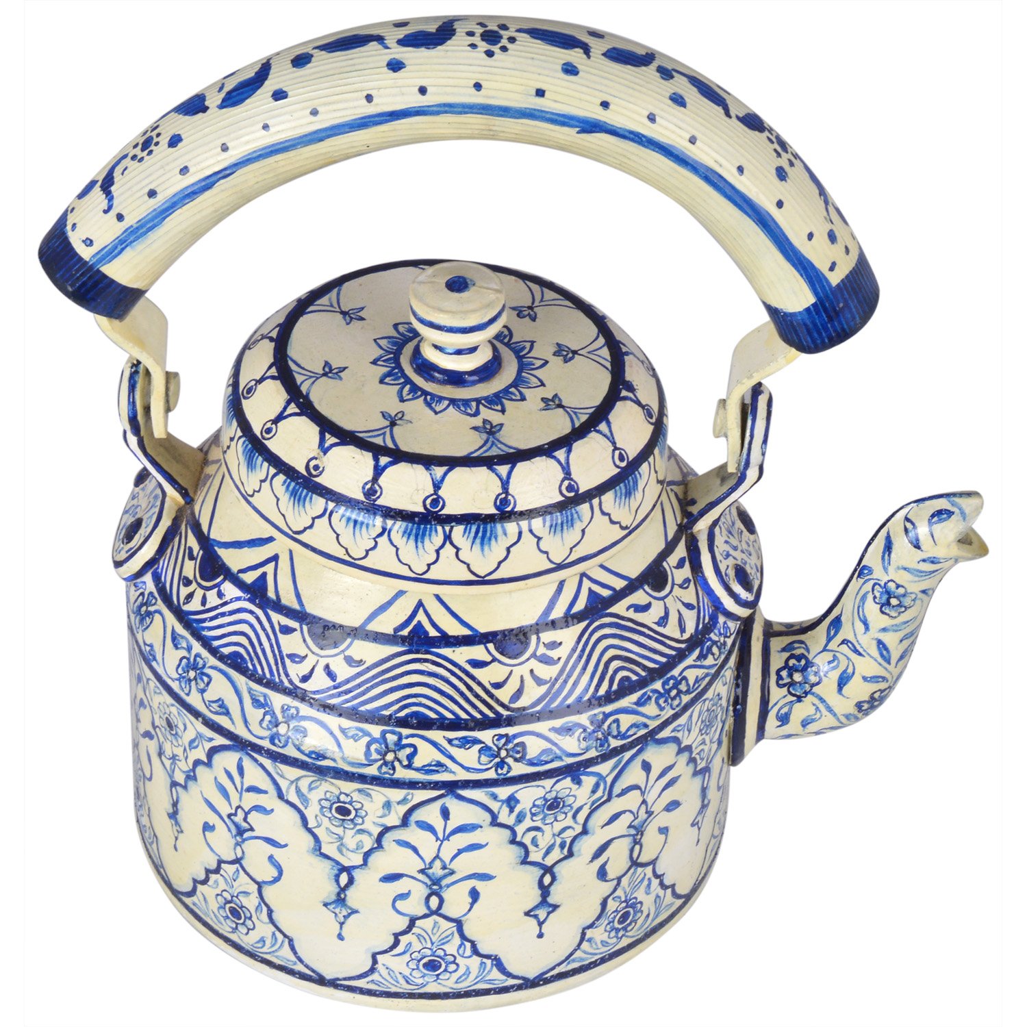 Hand-Painted Teapot: "Royal Jaipur"