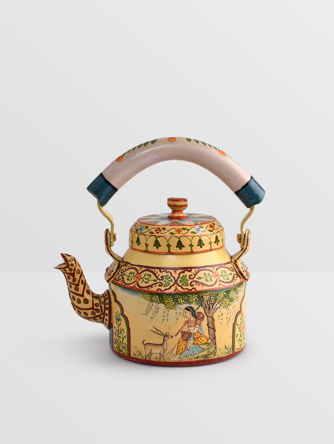 Hand-Painted Teapot : RAAGMALA