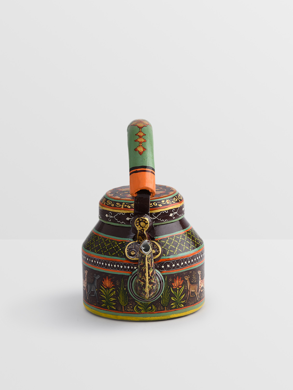 Hand-Painted Teapot : JANGAL SAFARI