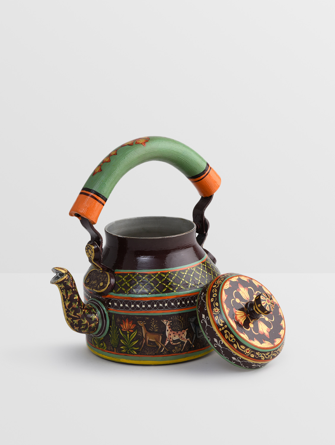 Hand-Painted Teapot : JANGAL SAFARI