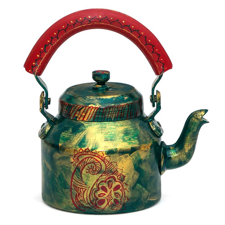 Hand-Painted Teapot: Hina