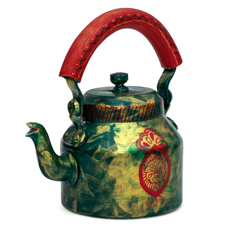 Hand-Painted Teapot: Hina