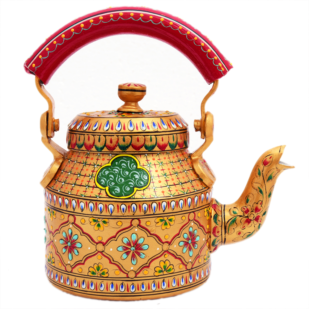 Hand-Painted Teapot: Elena