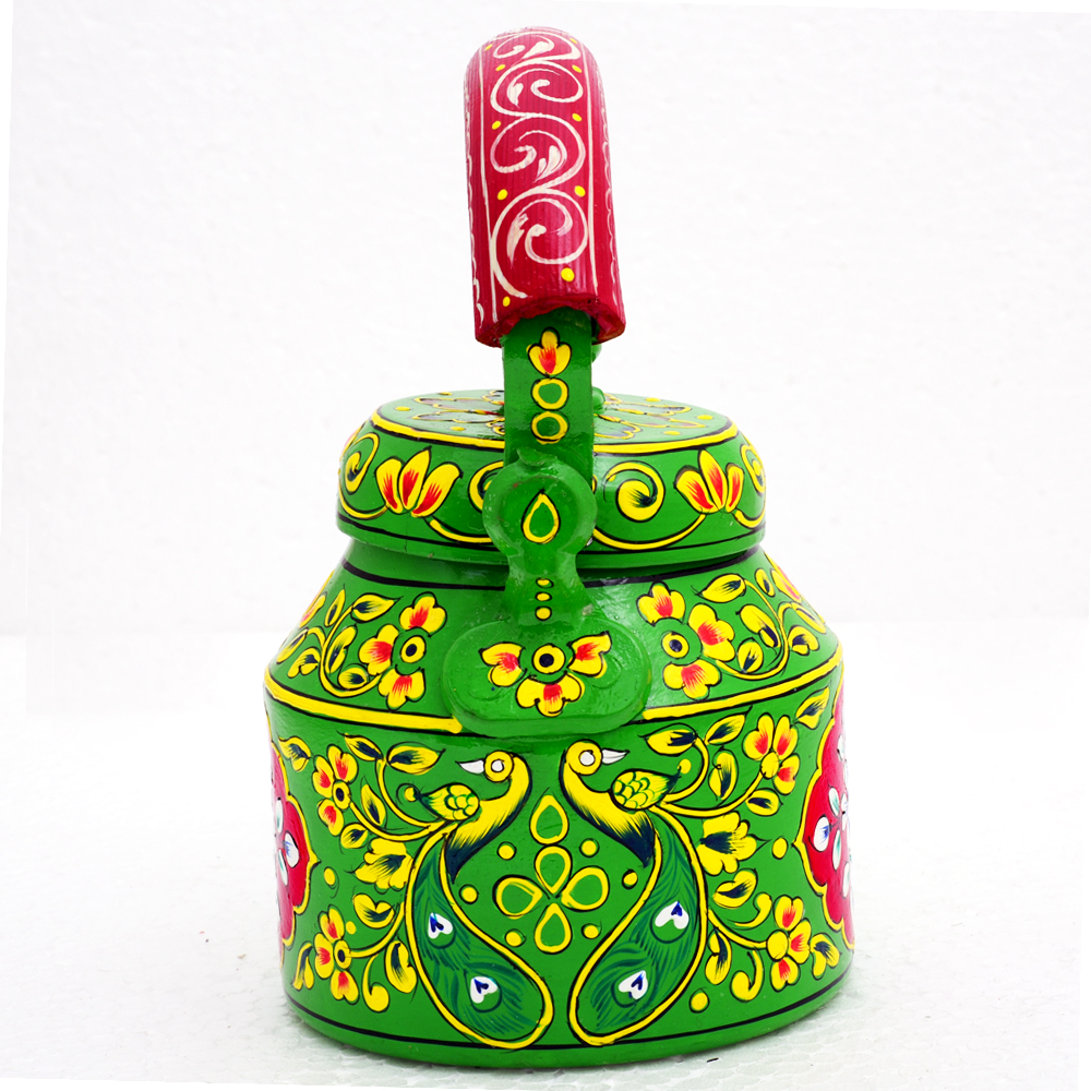 Hand-Painted Teapot: : Mayuri