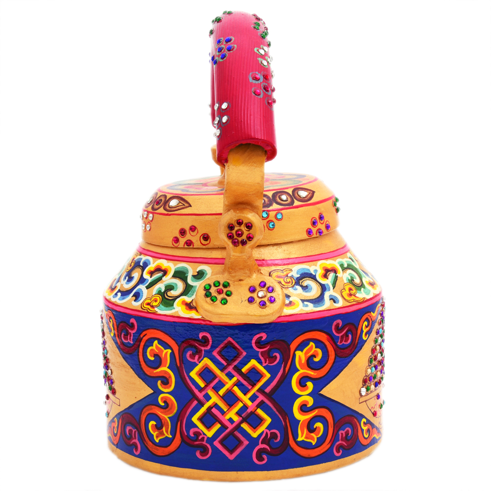 Hand-Painted Teapot : Ladakhi