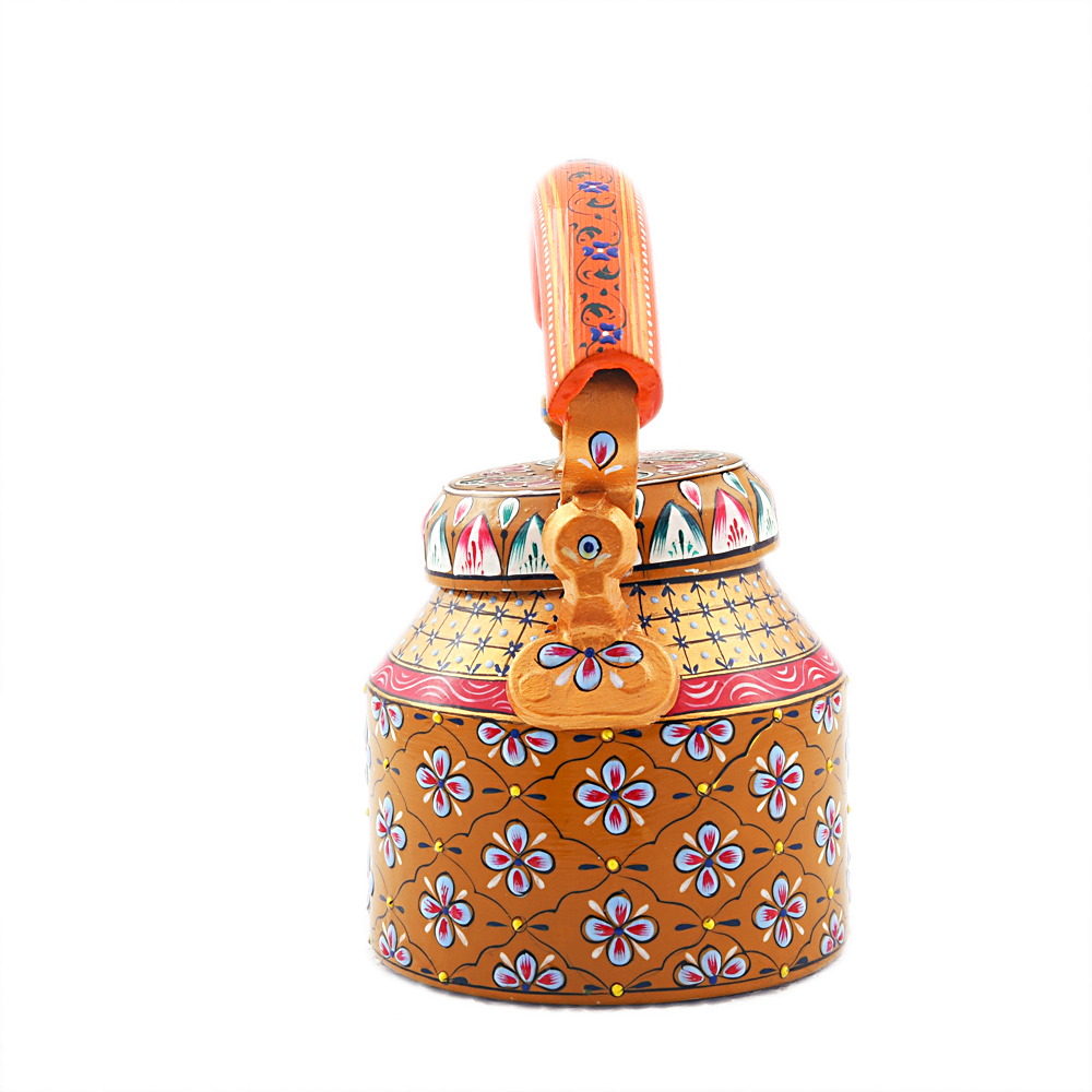 Exclusive Handcrafted Tea Kettle – Vibrant Hand-Painted Design