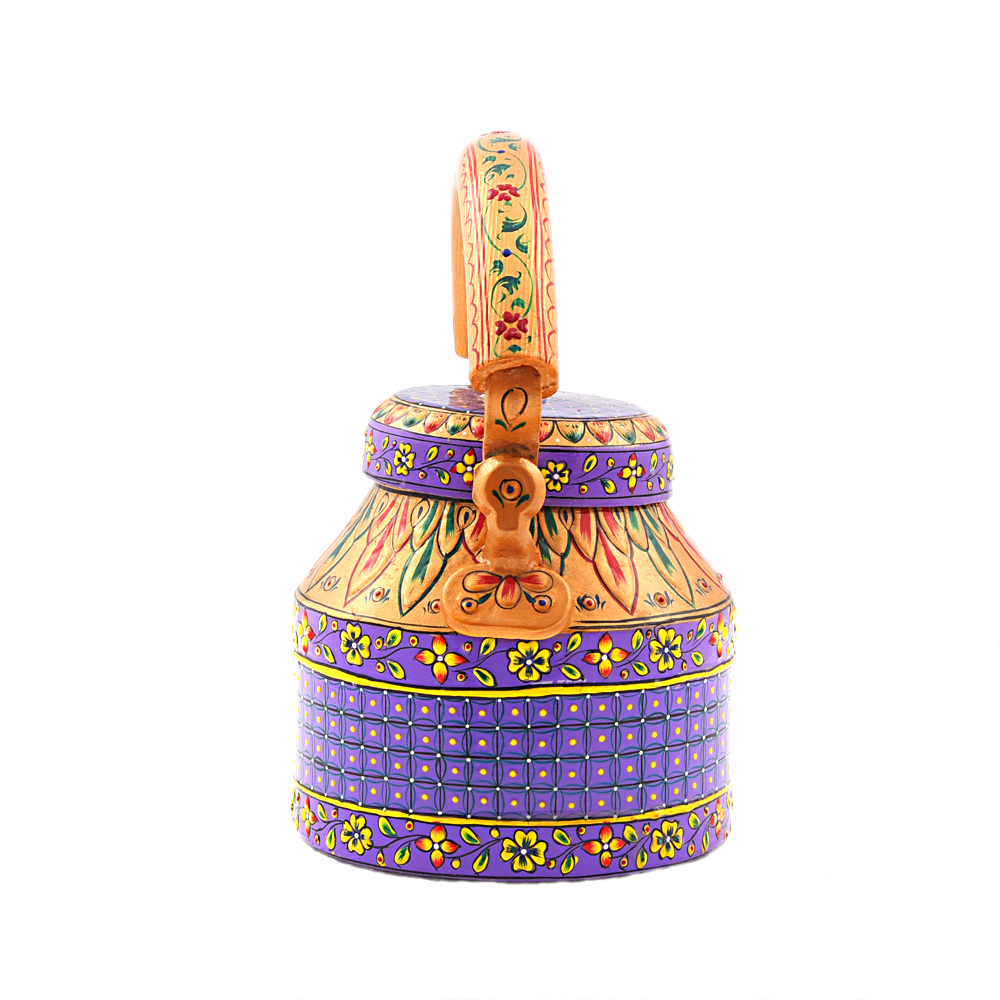 "Colorful Hand-Painted Tea Kettle – Made of Food-Grade Materials"
