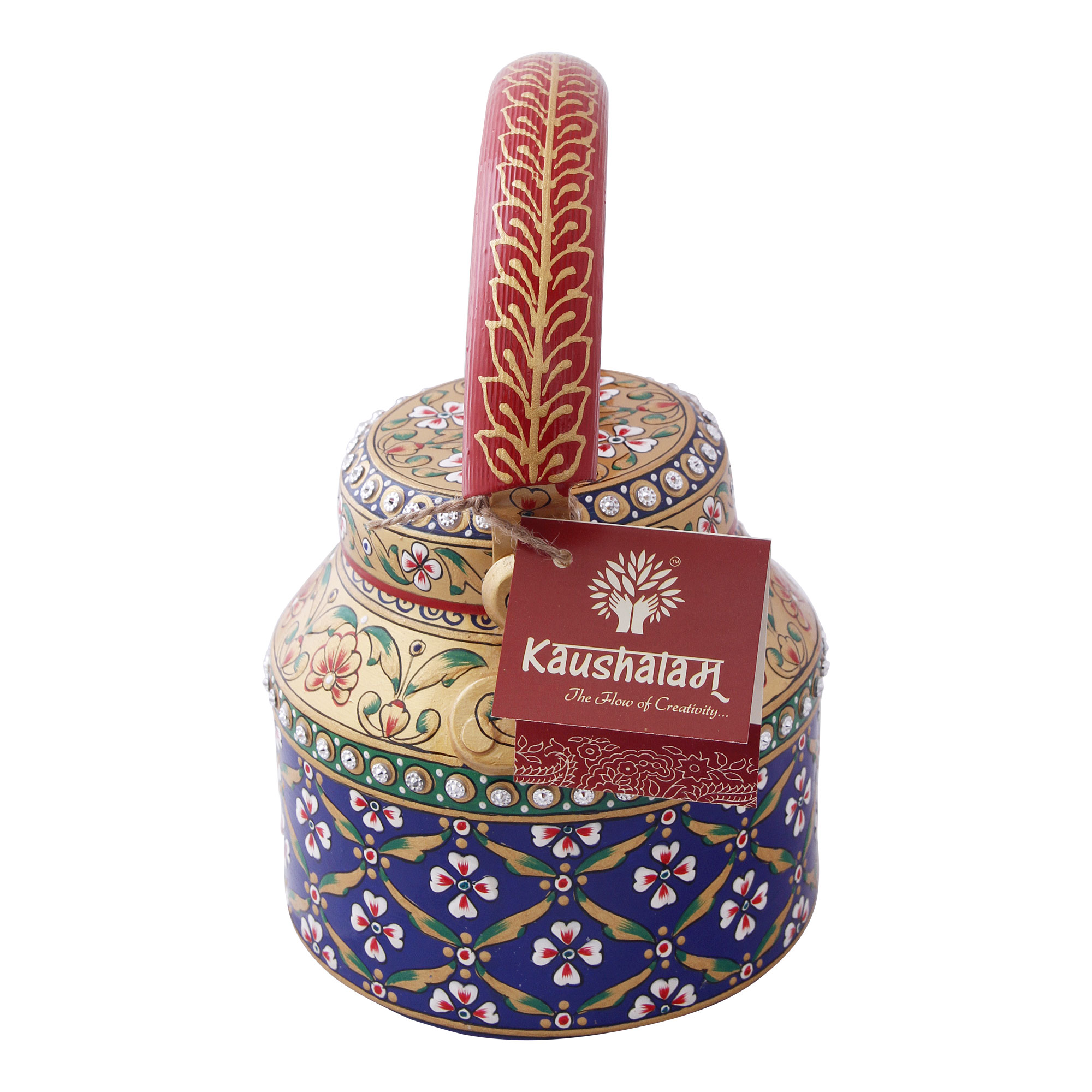 Stunning Hand-Painted Tea Kettle – Food-Grade Beauty