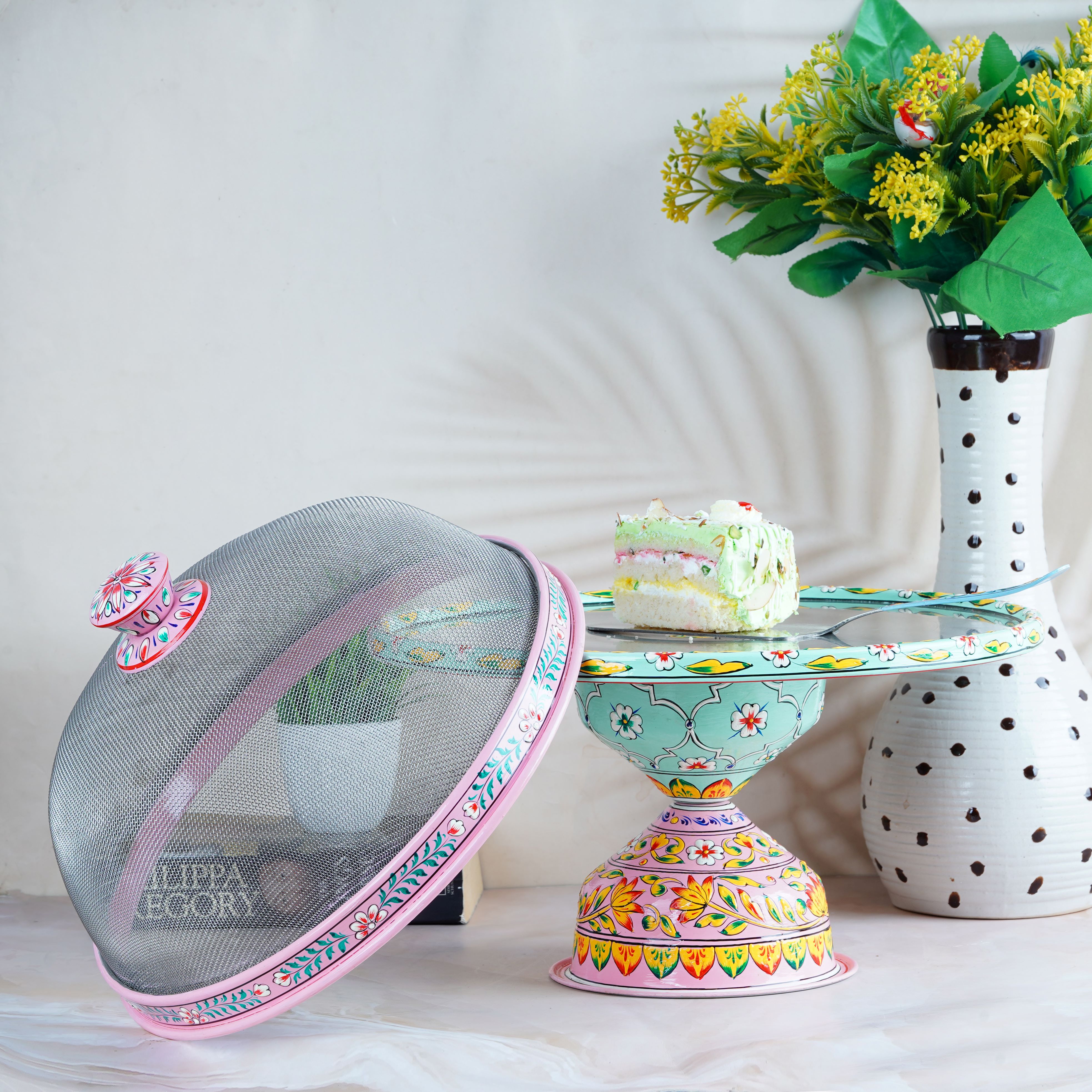 Hand Painted Cake Stand
