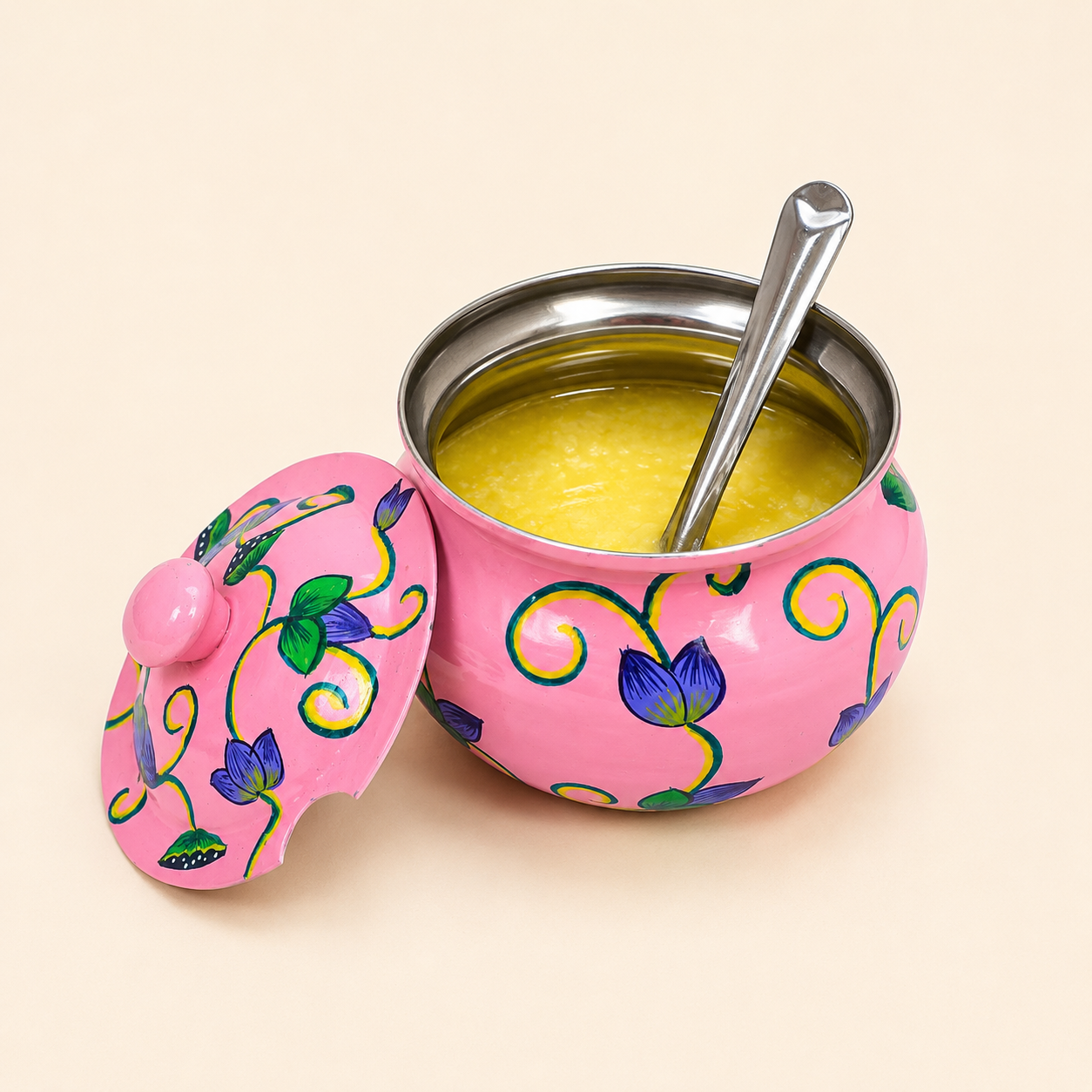 Ghee Pot: Lotus