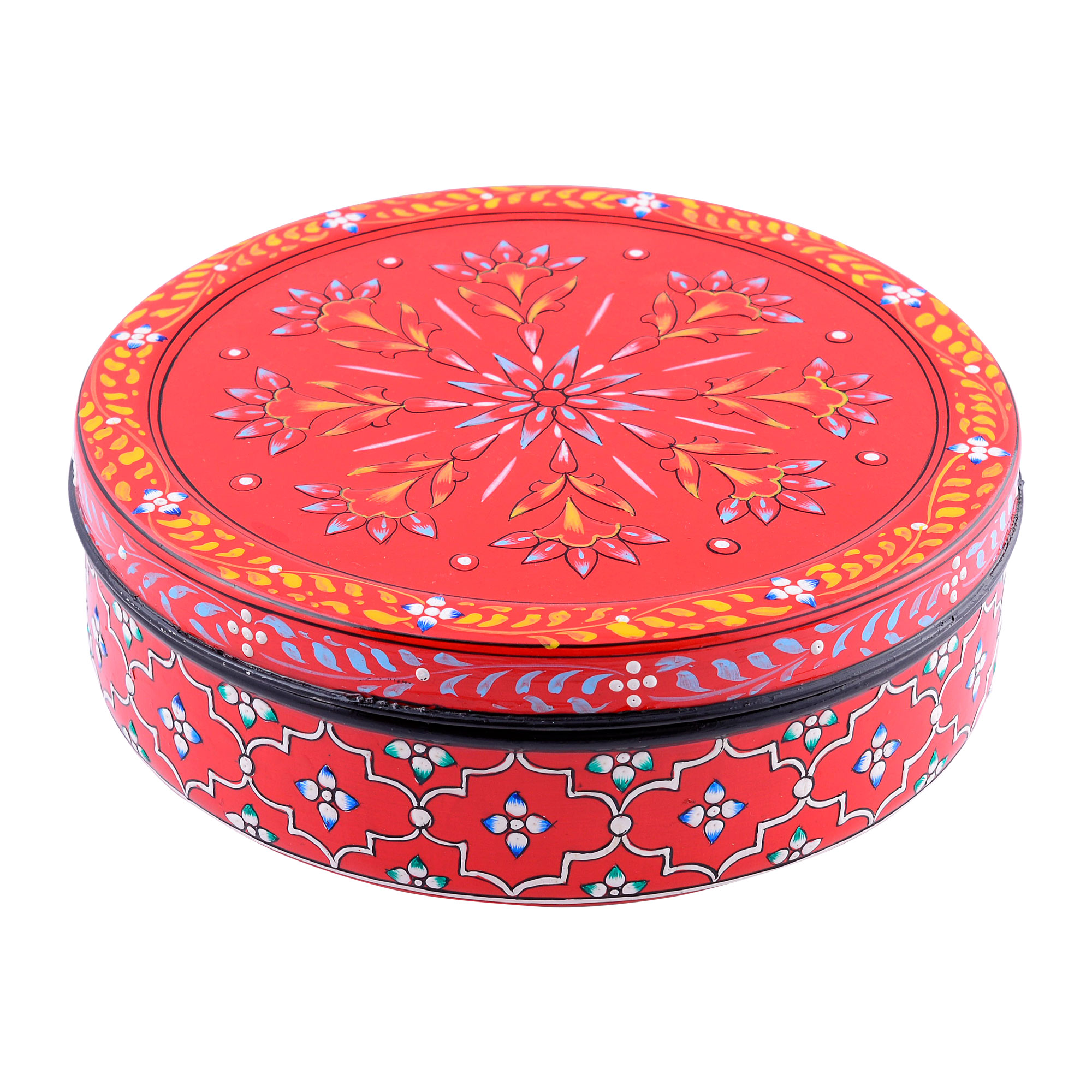Spice Box 8": Red Spice Box 8": Red